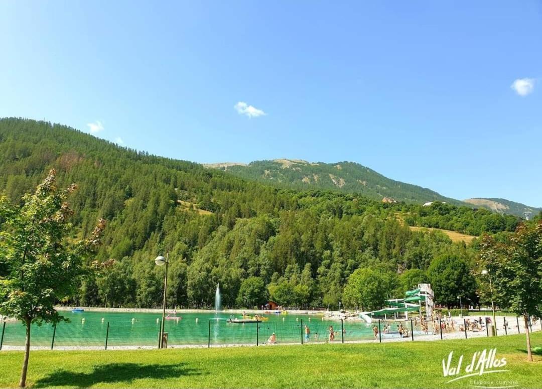 Studio Au Pied Des Pistes Allos Exteriér fotografie